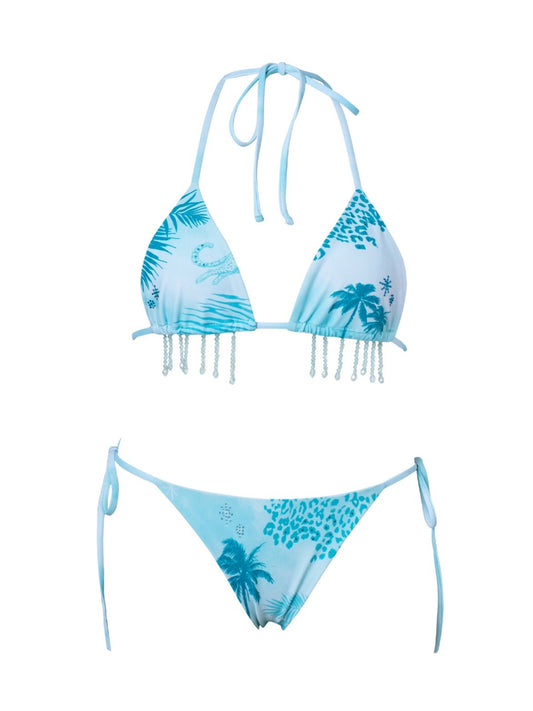 Seaglass Beaded Bikini Top