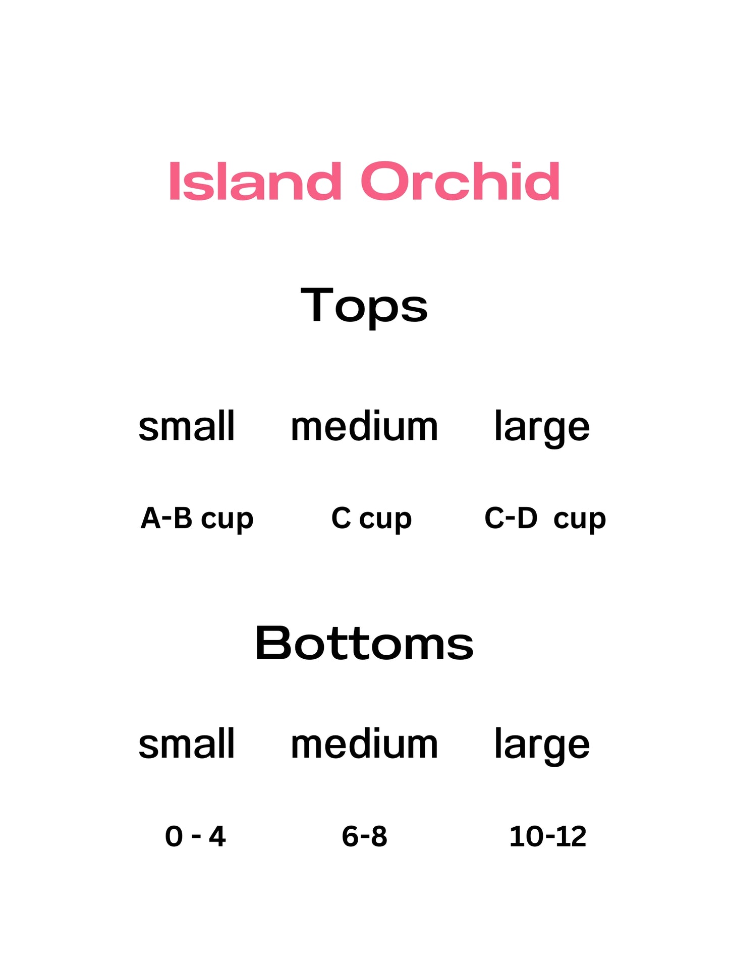 Island Orchid Bikini Top