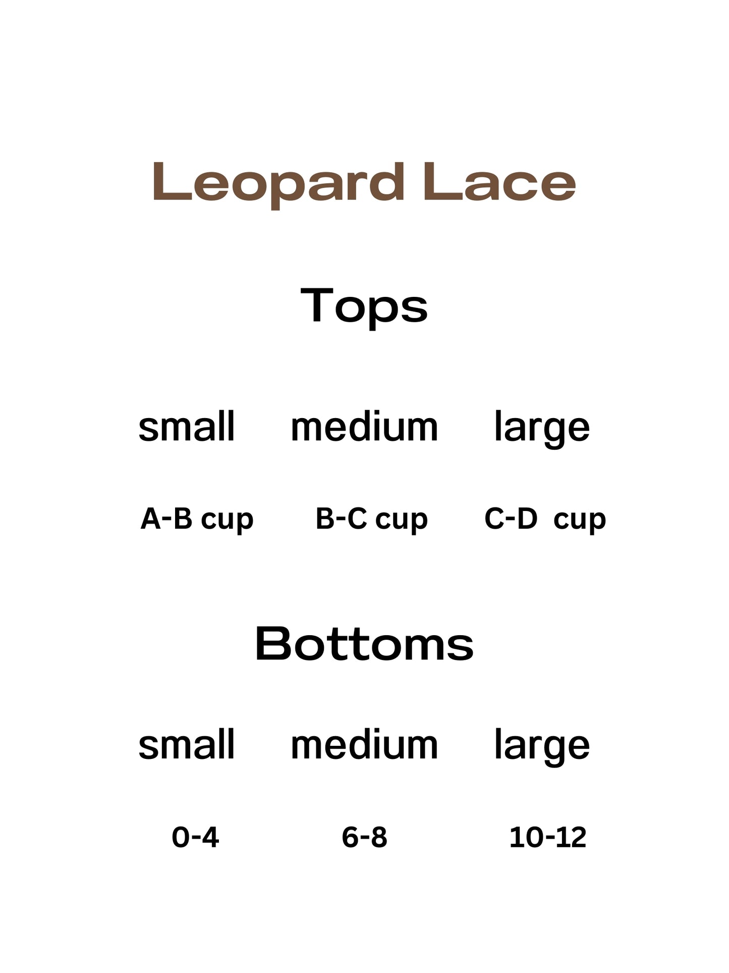 Leopard Lace Bikini Top