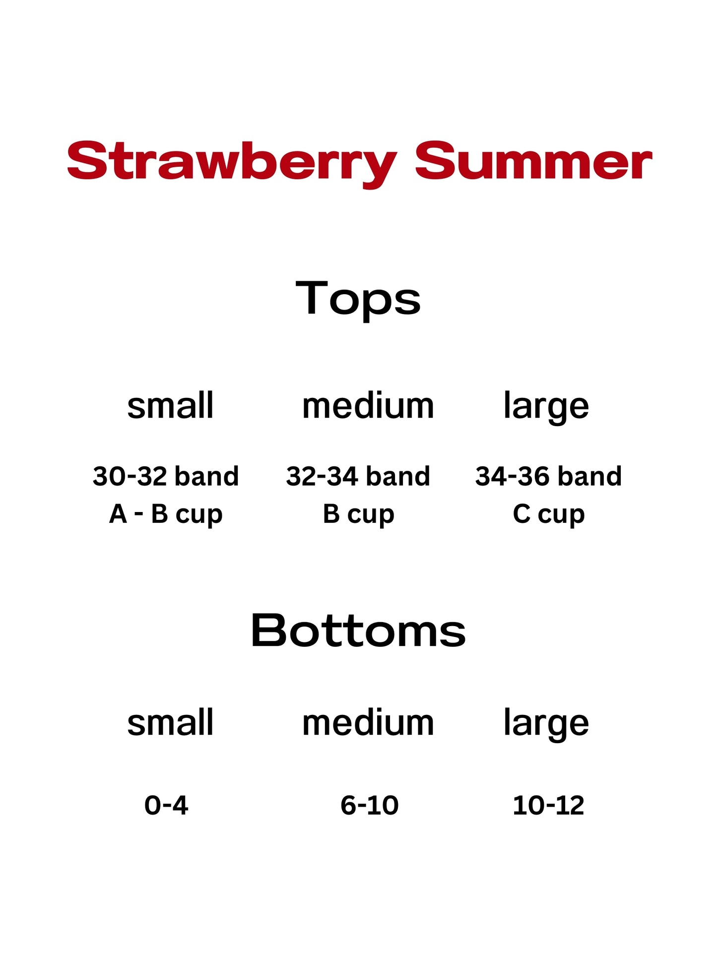 Strawberry Summer Bottoms