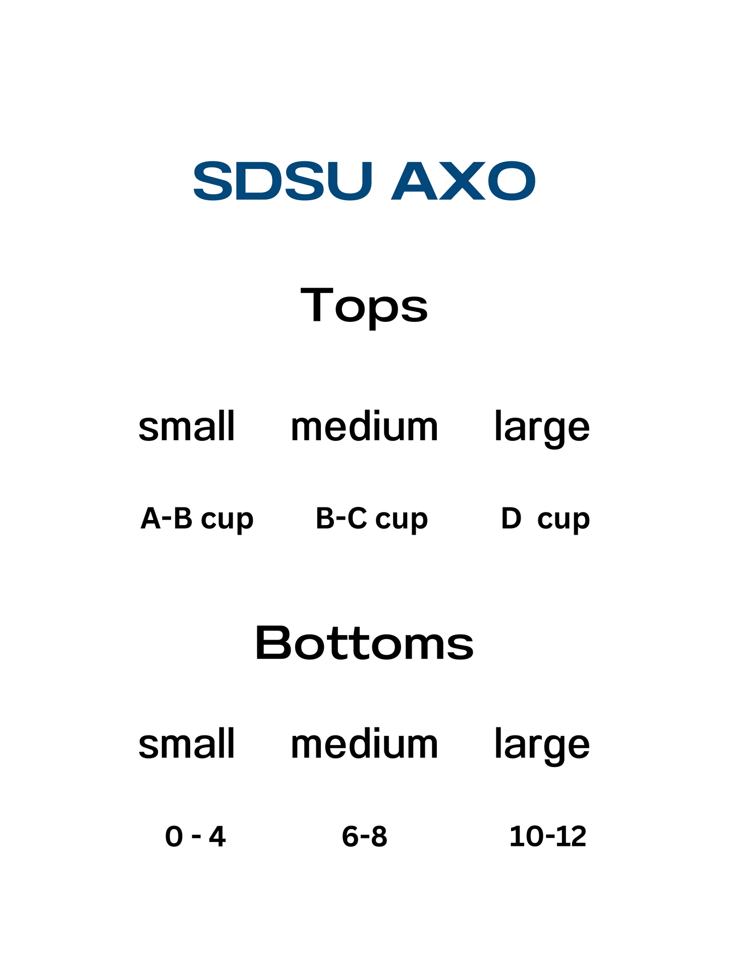 AXO SDSU - Work Week Swimsuit