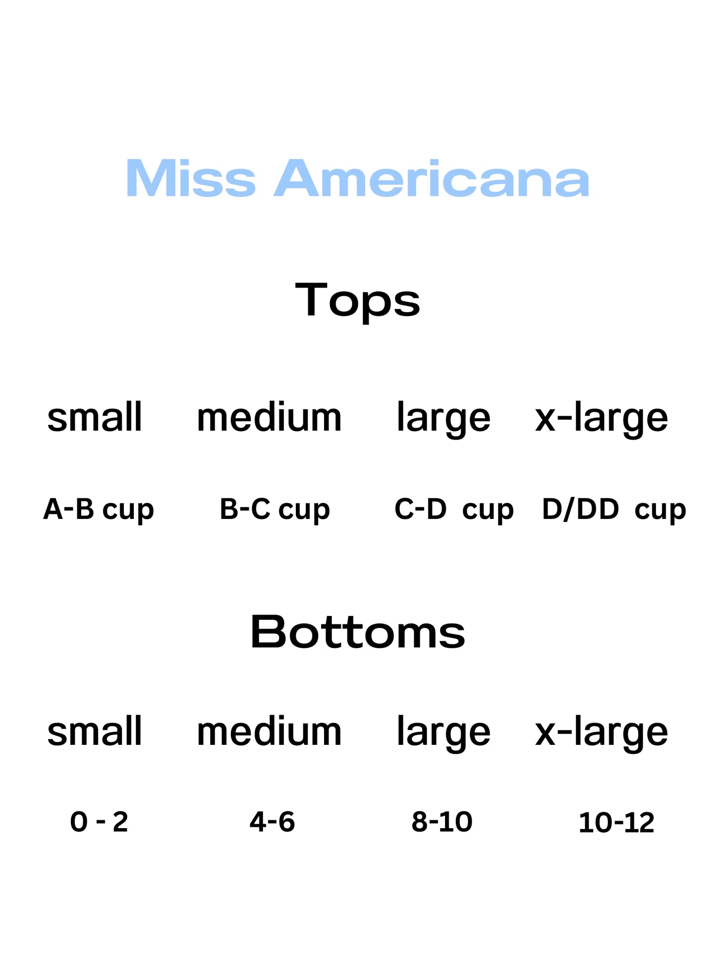 Miss Americana Bikini Bottoms