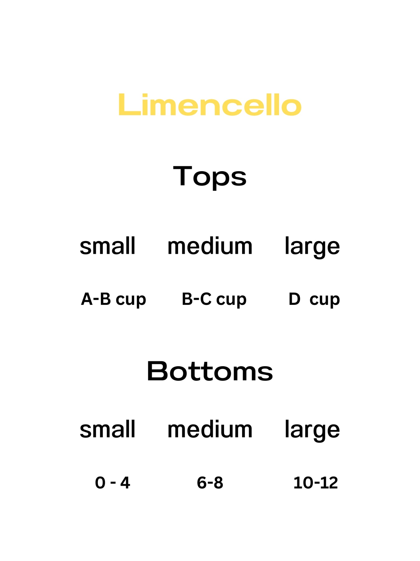 Limoncello Bikini Bottoms