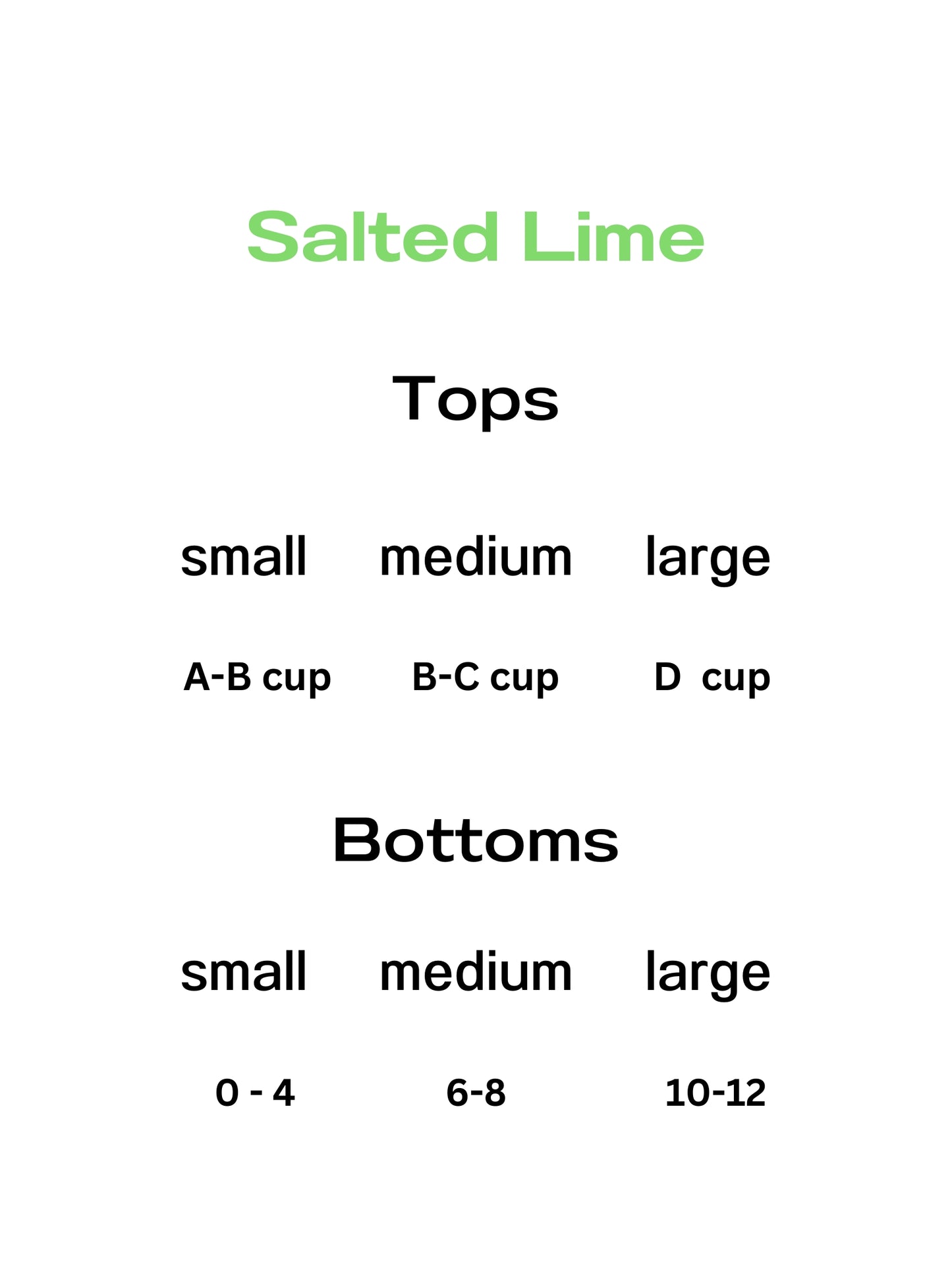 Salted Lime Bikini Top