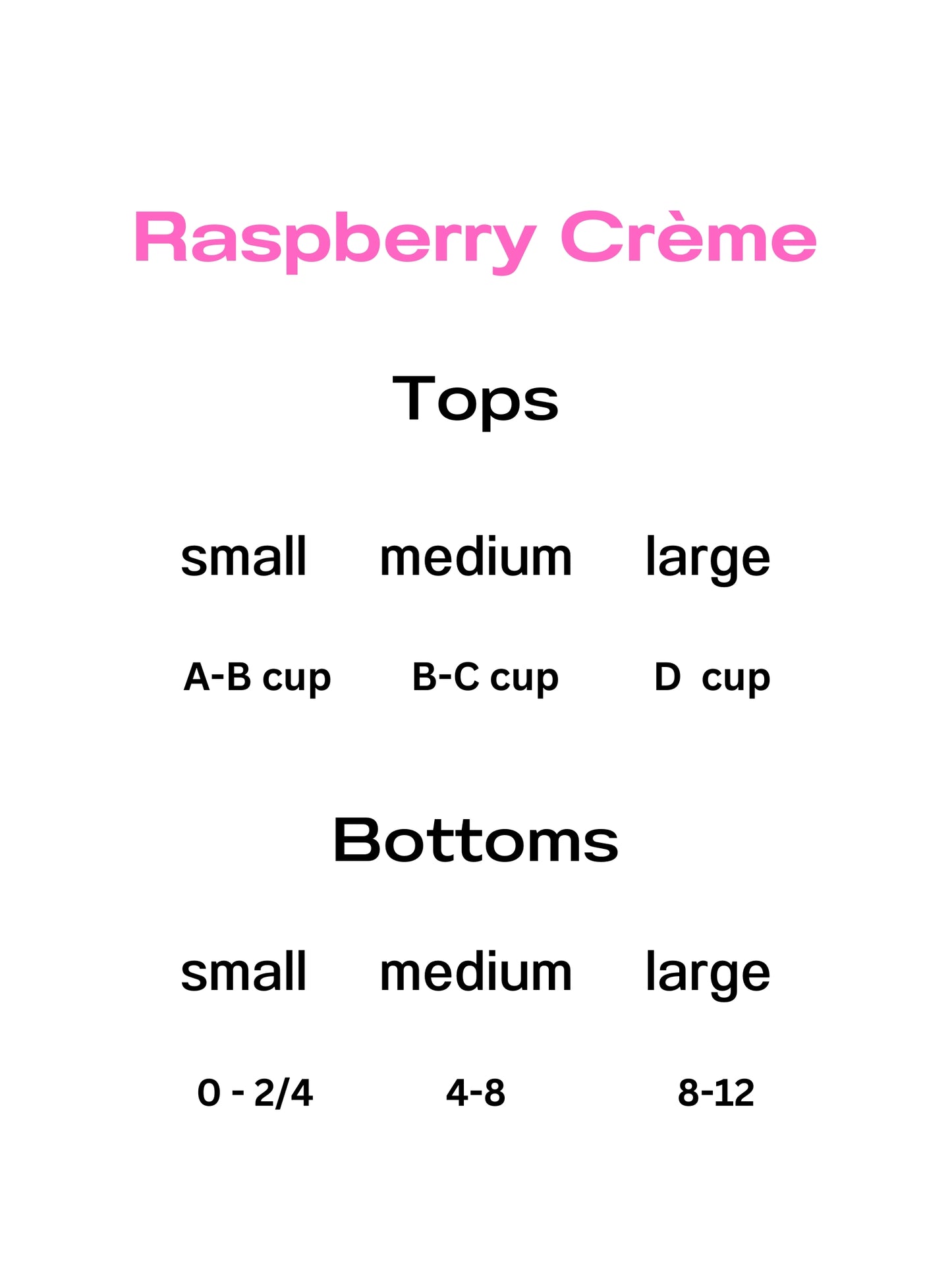 Raspberry Crème Bikini Top