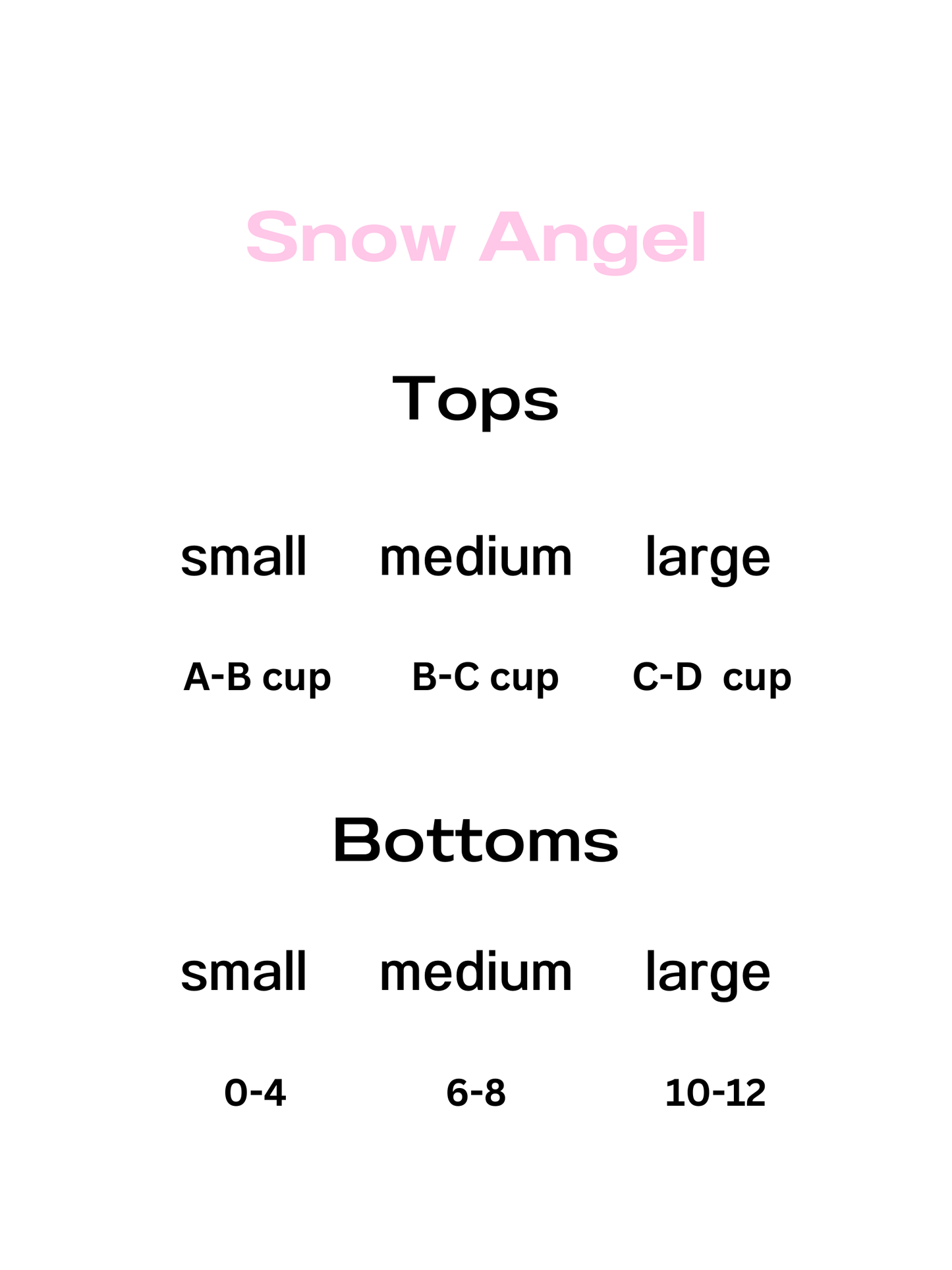 Snow Angel Lace Bottoms