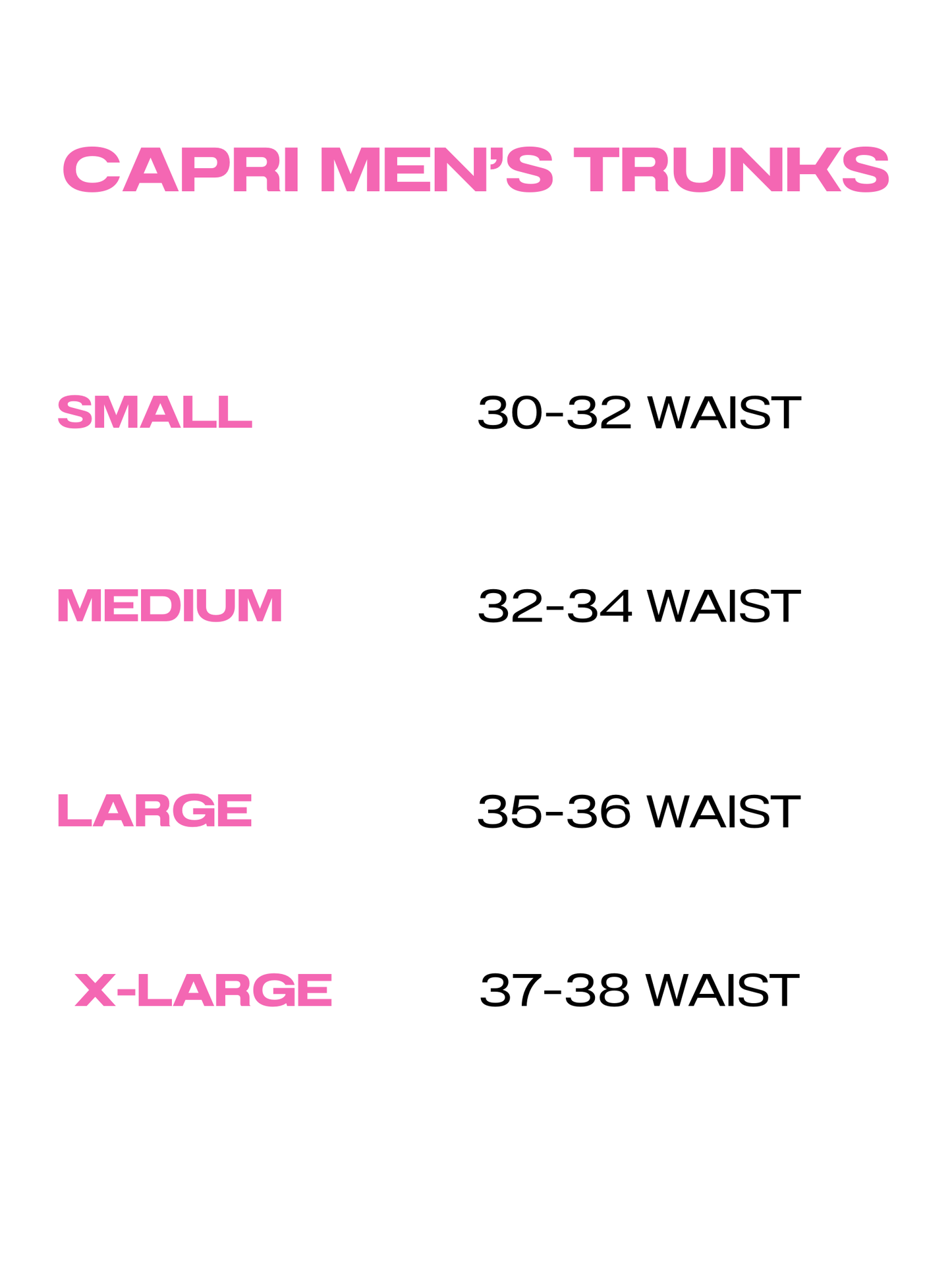 Capri Men's Trunks