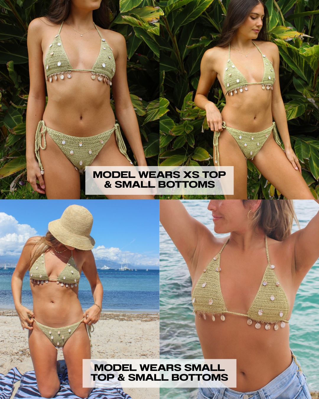Ibiza Crochet Triangle Top