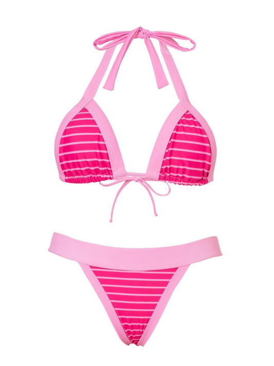 Raspberry Crème Bikini Top