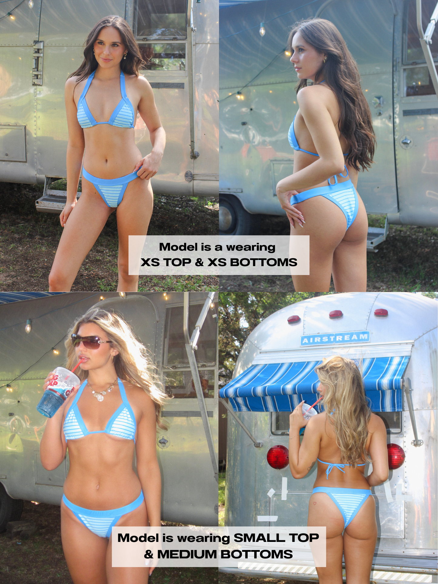Blue Razz Bikini Bottoms