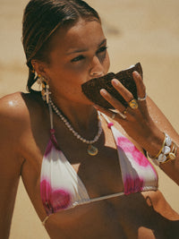 Island Orchid Bikini Top